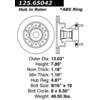 Centric 125.65042 Disc Brake Rotor and Hub Assembly Centric Premium High Carbon Alloy Brake Rotor