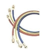 84602 by MASTERCOOL - 60" Yellow R134a Hose with Shut-Off Valve, 1/2" Acme-F