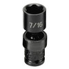 914US by GREY PNEUMATIC - 1/4" Surface Drive x 7/16" Standard Universal Socket