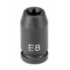 908ET by GREY PNEUMATIC - 1/4" Drive x E8 External Star Impact Socket