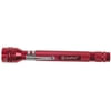 Ampro Tools T23901 Mini Flashlight with Magnetic Pickup, 5 LED Bulbs, Lifts 1 lb, Red