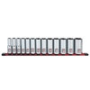 Sunex Tools 29002D 13 Pc. 1/2" Dr Deep Socket Set-SAE 6pt Rail