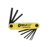 12591 by BONDHUS CORP. - 9-Piece Fold-Up Hex Key Set