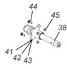 JOST B10229 Trailer Jack Crank Trailer Jack Crank Handle Shaft Housing