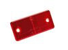 Caterpillar 1169622 Reflector Rectangular Reflector - Red Plastic Lens, 94 x 44 x 7 mm for Caterpillar