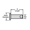 Caterpillar 7B5050 Flat Head Rivet