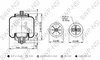 BWP-NSI AS69624 Suspension Air Spring Kit Continental Sleeve Air Spring