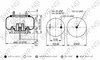 BWP-NSI AS68152 Suspension Air Spring Kit Continental Air Spring