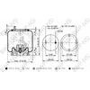 BWP-NSI AS64762 Suspension Air Spring Kit Continental Air Spring