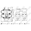 BWP-NSI AS64712 Suspension Air Spring Kit Continental Air Spring