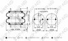 BWP-NSI AS64283 Suspension Air Spring Kit Continental Air Spring