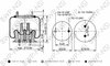 BWP-NSI AS64276 Suspension Air Spring Kit Continental Air Spring