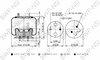 BWP-NSI AS64309 Suspension Air Spring Kit Continental Air Spring