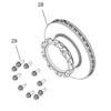 Bendix 802081 Disc Brake Rotor Brake Rotor