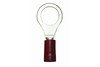 Phillips Industries 1-52026 Ring Terminal Ring Terminal - 100 Pieces, 22-18 ga., Red, PVC, #10 Stud