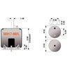 Hendrickson 56917-002L Liftable Air Suspension Air Spring Liftable Air Suspension Air Spring - Rolling Lobe HAS 400L/402L