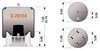 Hendrickson S-20124 Suspension Air Spring Kit Suspension Air Spring Kit - Rolling Lobe, 24.90 inch Max Height, 7.80 inch Min