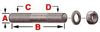 Hendrickson 6696 Saddle Cap Stud Assembly