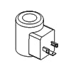 Sun Hydraulics 770-712 Trailer Refrigeration Unit Pilot Solenoid Valve Coil 12V Standard Solenoid Valve Coil with Twin Leads,