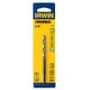 73316 by IRWIN HANSON - 1/4" TURBOMAX® High Speed Steel Straight Shank Jobber Length Drill Bit