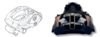 Hendrickson S-33647-2 Air Brake Disc Brake Caliper BENDIX ADB LH CALIPER/CARRIER