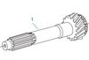 Fuller 4301620 Manual Transmission Input Shaft Manual Transmission Input Shaft - 1.50 inches, Push, 1 inch. Pilot dia.