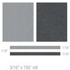 74810 by 3M - Scotchcal™ Elite Double Striping Tape 74810, Silver Metallic/Charcoal Metallic