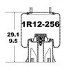 Stemco 1R12-256 Suspension Air Spring Kit Super Cushion® Rolling Lobe Air Springs