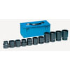 9157 by GREY PNEUMATIC - 1" Drive 11 Pc. Standard and Deep Truck Set