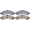 ACDelco 14D834CH Disc Brake Pad Set Advantage Rear Disc Brake Pad Set, Ceramic, with Hardware and Wear Sensor