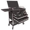 Sunex Tools 8045BK Utility Cart Sunex® Tools Professional 5-Drawer Black Tool Cart W/ Locking Top, 27"H