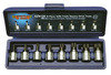Vim Tools XZN100 Socket Set 9 Pc. Stubby XZN Triple Square Metric Driver Set