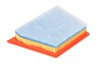 A3207C by ACDELCO - GM Original Equipment™ Air Filter - Irregular