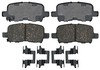 ACDelco 14D865CHF1 Disc Brake Pad Set Ceramic Rear Disc Brake Pad