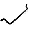 ACDelco 18135L Engine Coolant Bypass Hose Molded Heater Hose