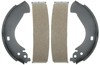 17855B by ACDELCO - Bonded Rear Drum Brake Shoe Set