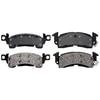17D52M by ACDELCO - Semi-Metallic Front Disc Brake Pad Set