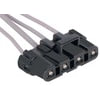 ACDelco PT274 HVAC Harness Connector 4-Way Female Black Multi-Purpose Pigtail