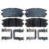 17D1275CH by ACDELCO - Ceramic Rear Disc Brake Pad Set