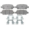 17D1288CH by ACDELCO - Ceramic Rear Disc Brake Pad Set