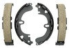 17597B by ACDELCO - Bonded Rear Drum Brake Shoe Set