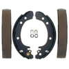 17637B by ACDELCO - Bonded Rear Drum Brake Shoe Set