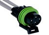 PT149 by ACDELCO - Direct Fit Oil Pressure Gauge Connector, Female, with Leads, Black