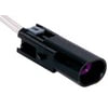ACDelco PT1669 Multi-Purpose Wire Connector 2-Way Male Black Multi-Purpose Pigtail