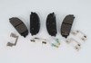 ACDelco 171-1017 Front Disc Brake Pad Kit with Brake Pads and Clips