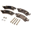 ACDelco 171-735 Disc Brake Pad Set Front Disc Brake Pad Kit with Brake Pads, Pins, and Washers