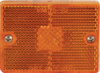 Optronics MC37AB Side Marker Light Yellow stud mount marker/clearance light with reflex