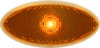 Optronics MCL0030ABB Marker Light Marker Light - Yellow LED, Oval, Surface Mount, 12V, Hard Wired