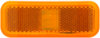 MCL44AB1 by OPTRONICS - Marker / Clearance Light - 6-LED, Yellow, With Reflex, Hard Wired