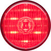 MCL58RPMB by OPTRONICS - 2.5 in. Round Marker/Clearance Light, Red, Grommet Mount, 12V, 7-LED, Polycarbonate Lens